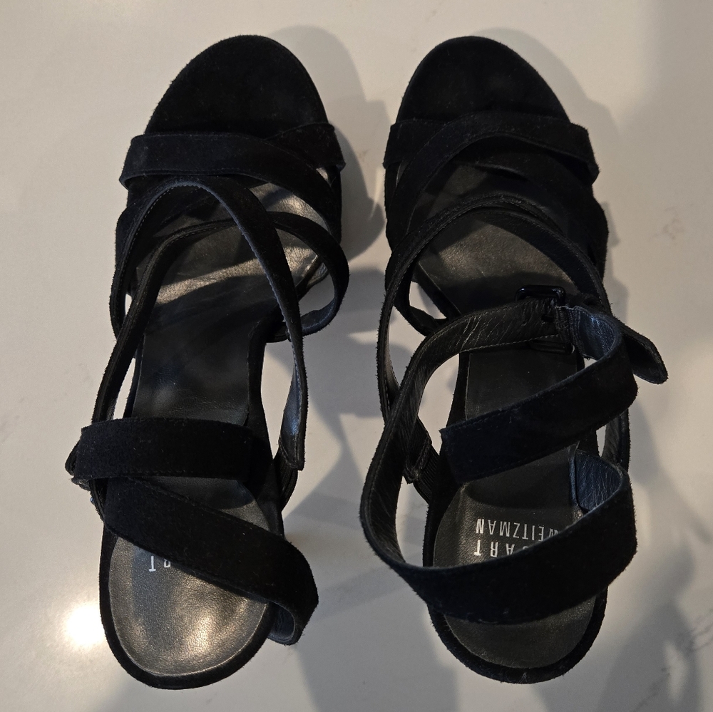 Stuart Weitzman Black Women's Sandals
